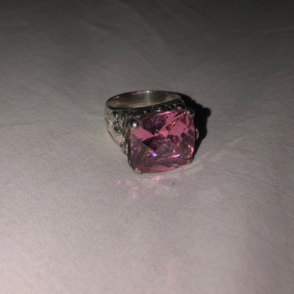 Pink stone ring!